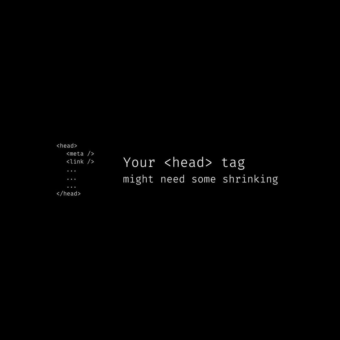 Suggested Head Tag Order